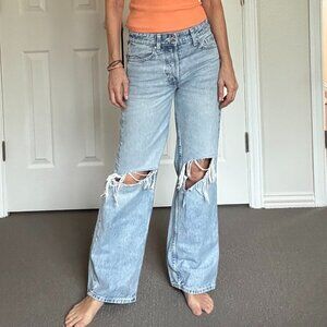 Baggy Distressed H&M Jeans
